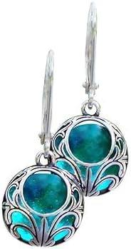 Bottled Up Designs Handmade Vintage Lace Leverback Earrings, Sterling Silver, Eco Friendly, Made in USA, Birthday Gifts, Mothers Day, Women, Anniversary